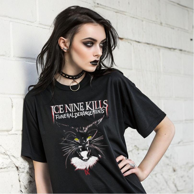 INK| Ice Nine Kills Baskılı Unisex T-Shirt